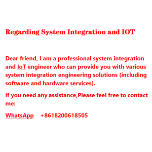 Regarding System Integration and IOT